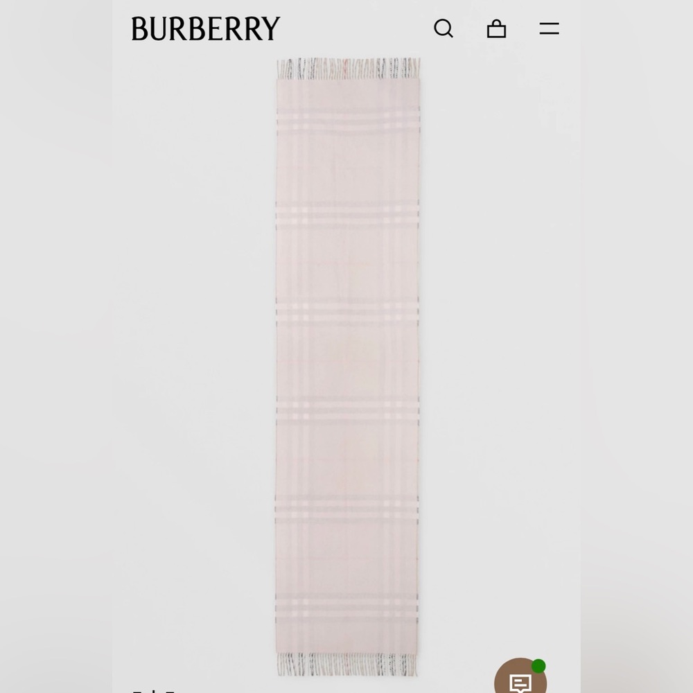 Burberry Reversible Check Cashmere Scarf - Picture 6 of 14